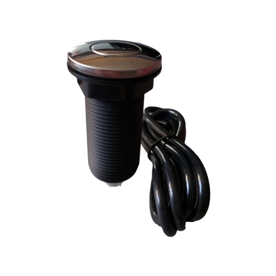 Кнопка управления измельчителем пневматическая LEOMIKAO K-1 Chrome (60307) - фото 3 Кнопка управления измельчителем пневматическая LEOMIKAO K-1 Chrome (60307) - фото 3