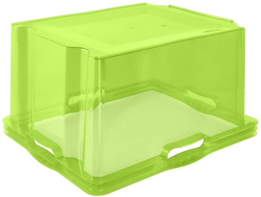 Ящик для зберігання Keeeper Franz 24 л прозорий Салатовий (Кее-0274.2) - фото 2