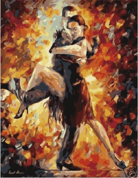 Картина по номерам Brushme "Страсть в танце. Леонид Афремов" 40х50 см (GX6384) Картина по номерам Brushme "Страсть в танце. Леонид Афремов" 40х50 см (GX6384)