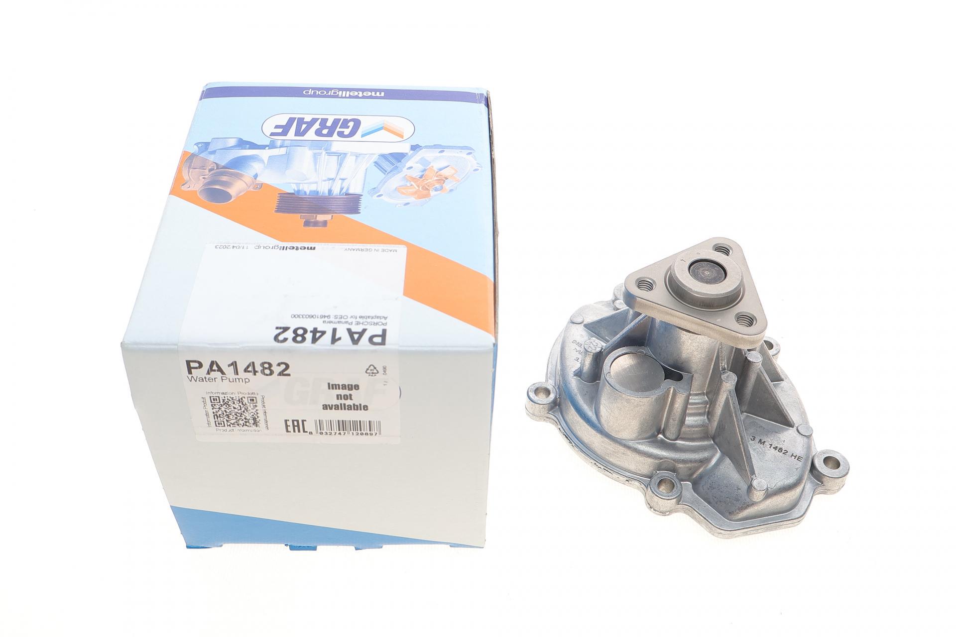 Насос воды Graf Porsche Panamera 3.6 10-16 6 лопаний PA1482 (25589612)