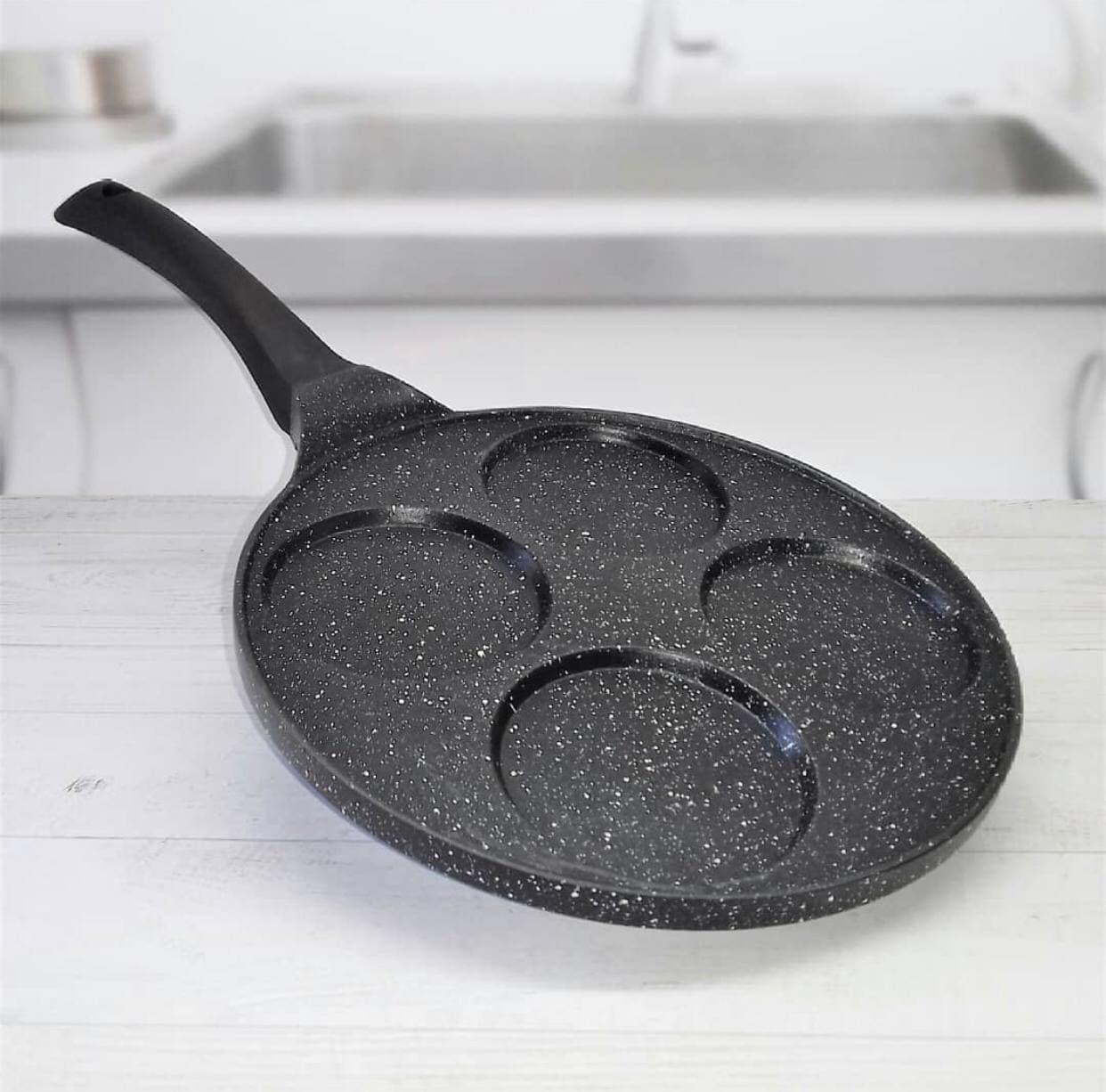 Сковорідка для млинців Edenberg з антипригарним мармуровим покриттям 27 см (EB-7513) - фото 10 Сковорідка для млинців Edenberg з антипригарним мармуровим покриттям 27 см (EB-7513) - фото 10