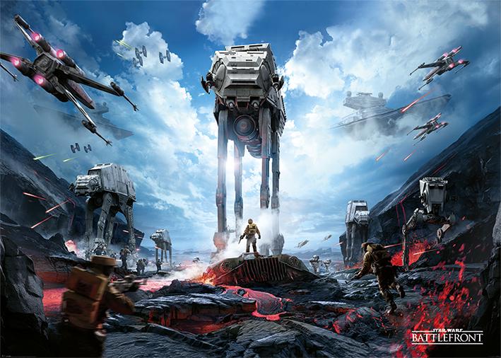 Постер плакат Звездные Войны Battlefront Военная Зона/Star Wars Battlefront War Zone 100x140 см Постер плакат Звездные Войны Battlefront Военная Зона/Star Wars Battlefront War Zone 100x140 см