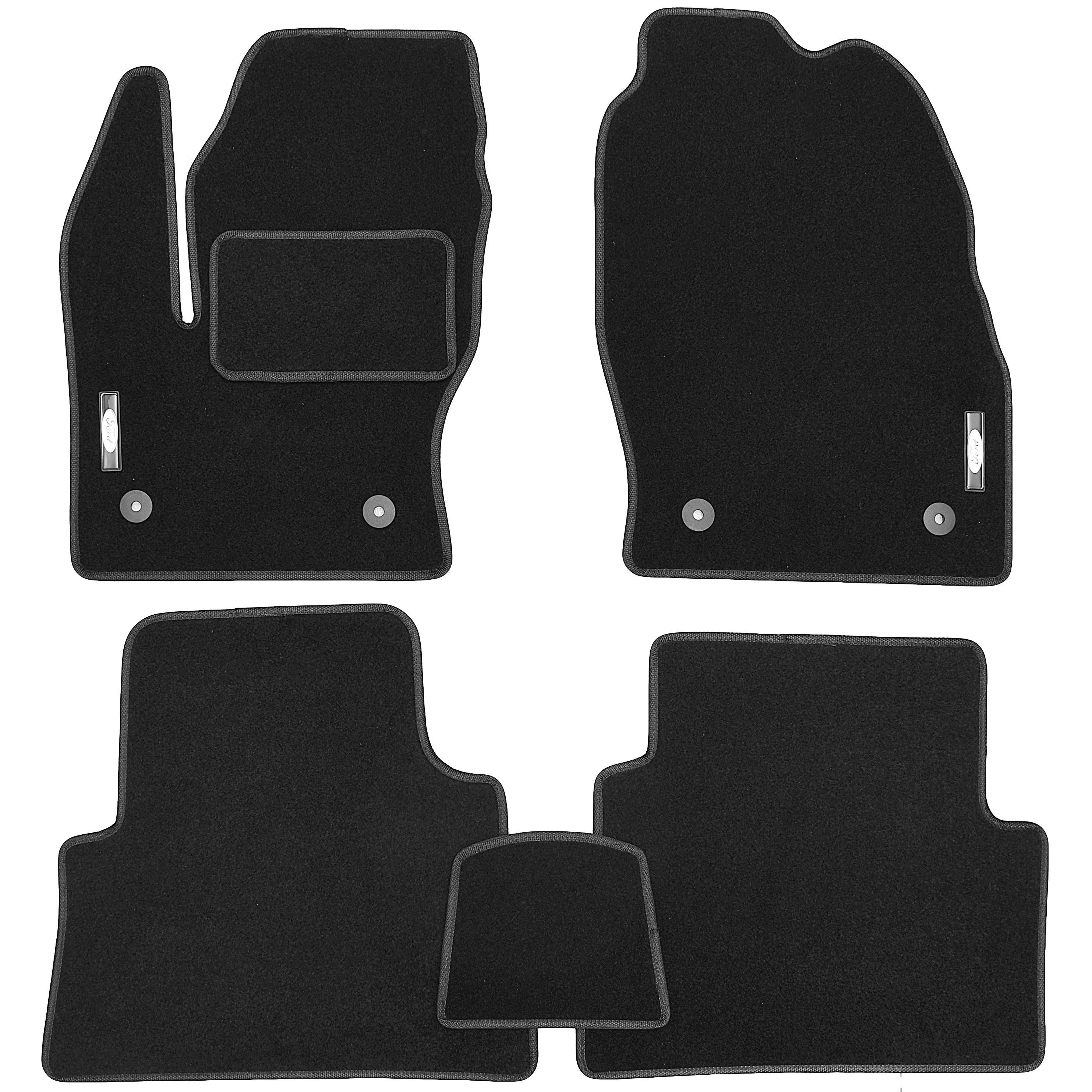 Коврики в салон для Ford Kuga 13-19 текстильные Стандарт Черный