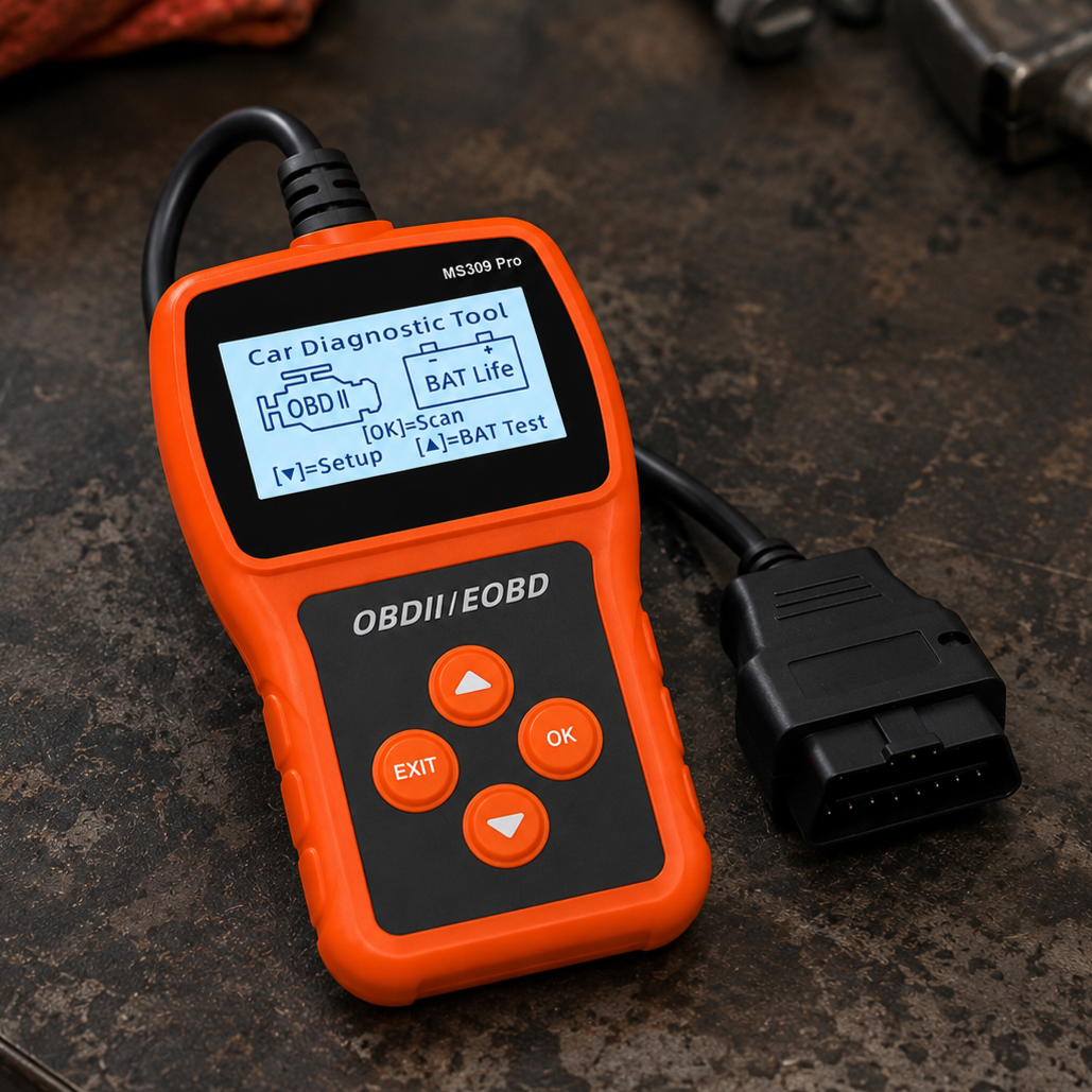 Автомобильный сканер ошибок с экраном MS309PRO OBD2