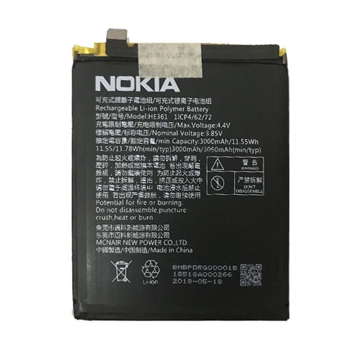 Батарея Nokia 7.1 HE361 TA-1095/5.1 Plus TA-1105/6.1 Plus TA-1116 3060 mAh PRC