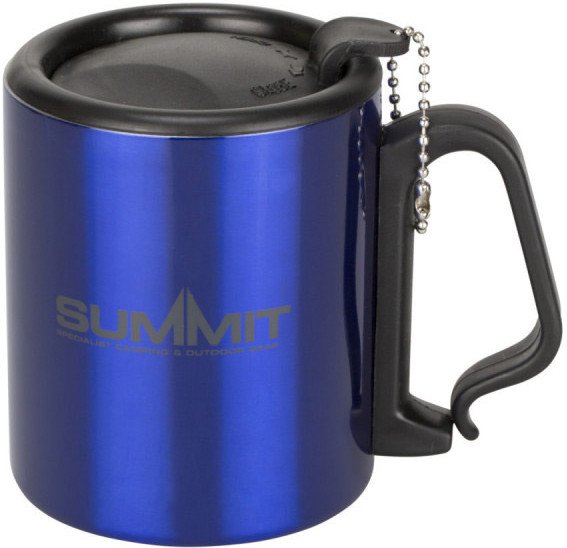 Термокружка Summit Double Walled Mug Clip Handle 300 мл Синій з кришкою (090.569B)