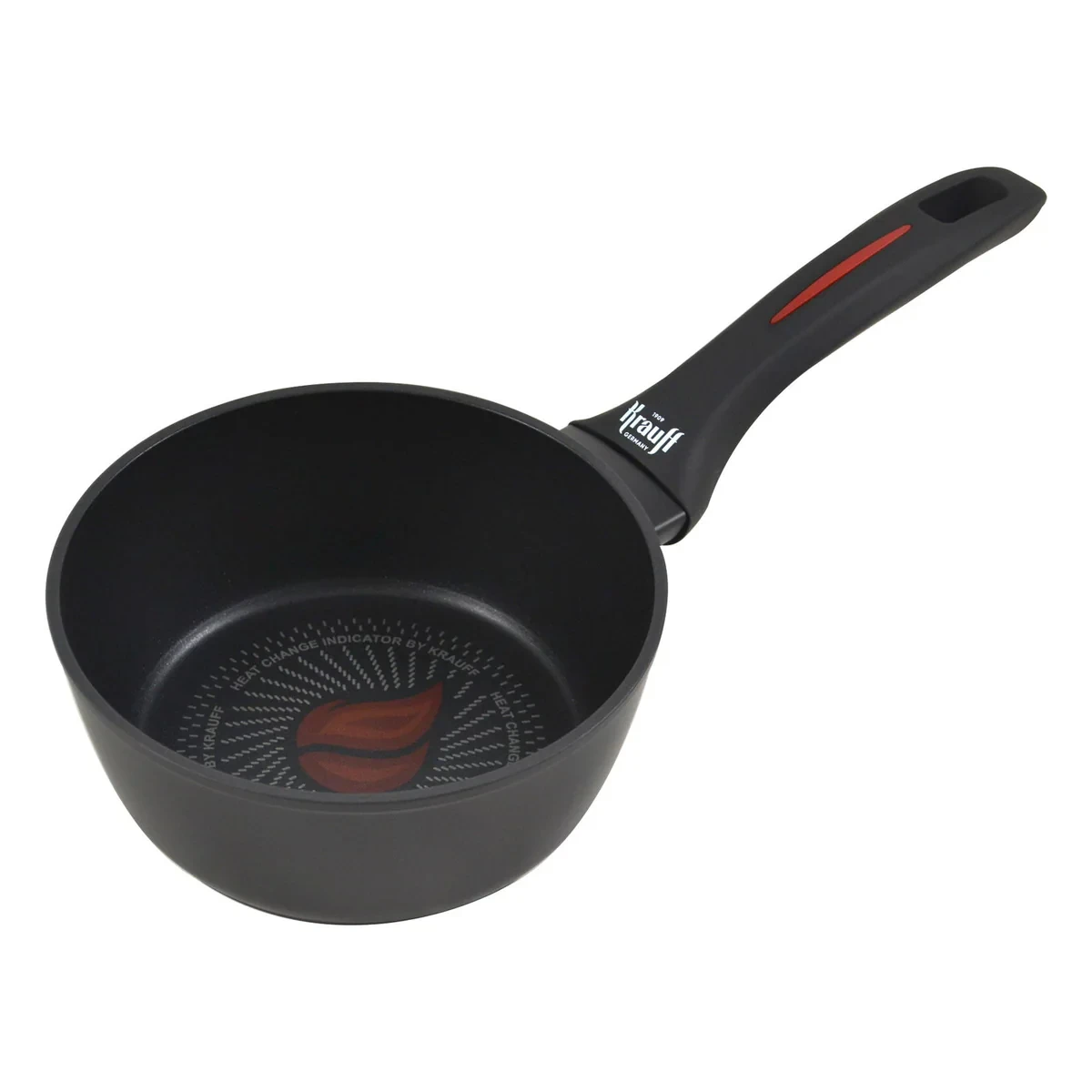 Ковш Krauff Smart Fry со стеклянной крышкой 1 л 16 см (25-45-158) - фото 3 Ковш Krauff Smart Fry со стеклянной крышкой 1 л 16 см (25-45-158) - фото 3