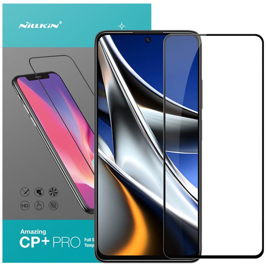 Защитное стекло противоударное Nillkin CP+PRO для Xiaomi Poco X4 Pro 5G закаленное Прозрачный