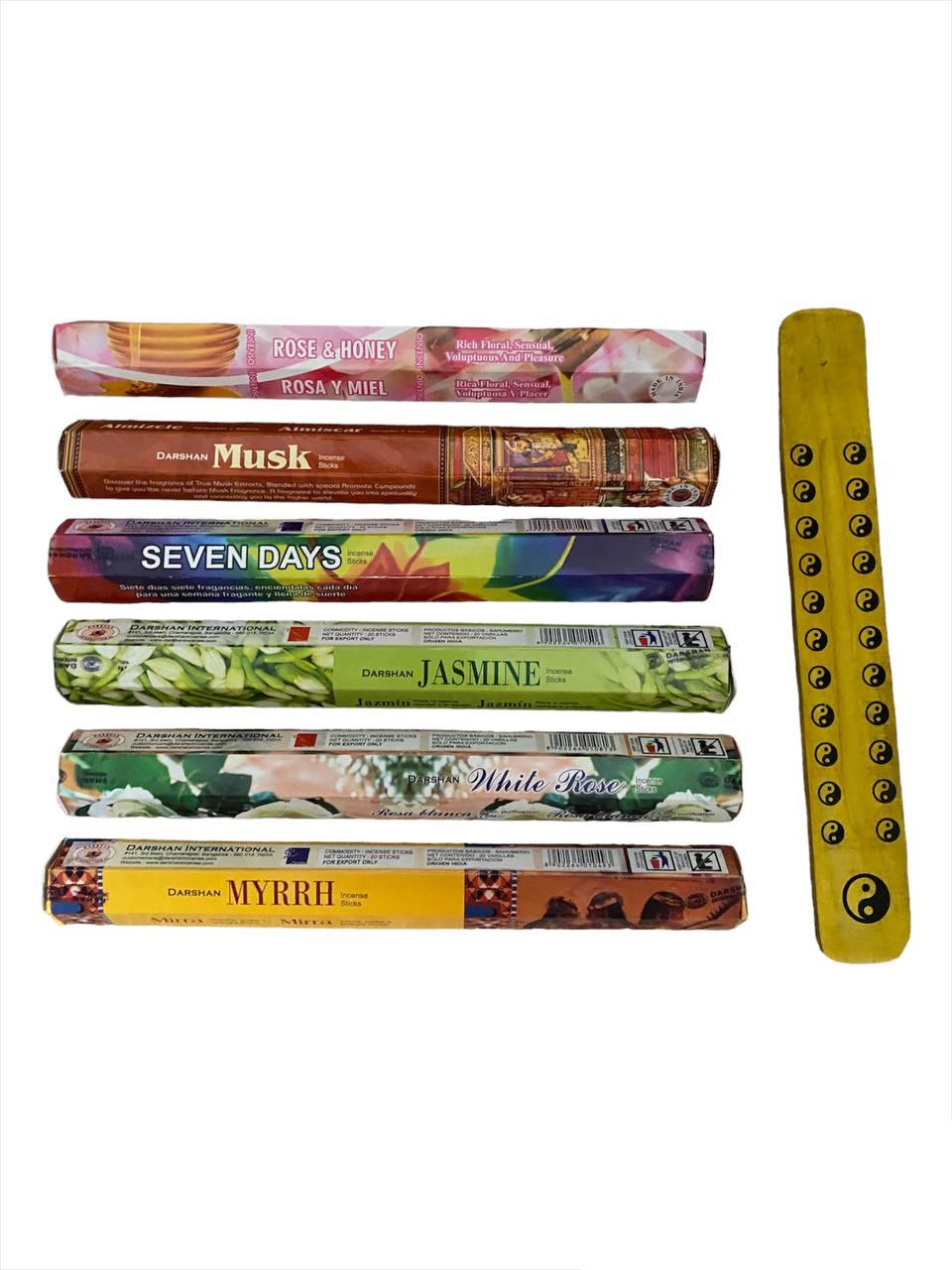 Аромапалички Життєвий Цикл з підставкою 6 предметів (NBS30-MZ)