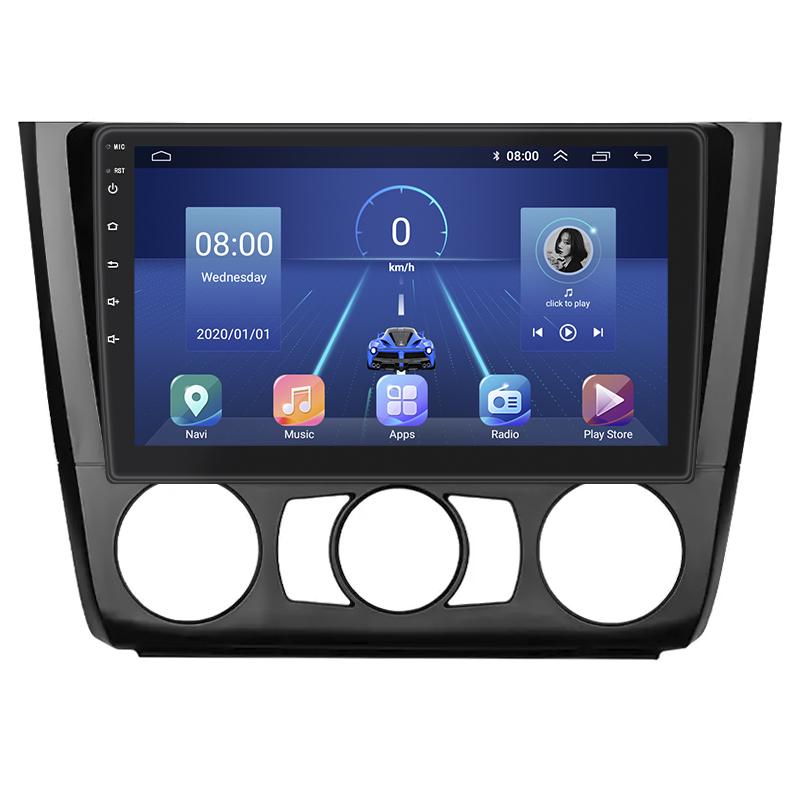 Штатная магнитола Lesko для BMW 1 серии I (E81/E82/E87/E88) 2004-2007 экран 9" 6/128Gb 4G Wi-Fi GPS Top