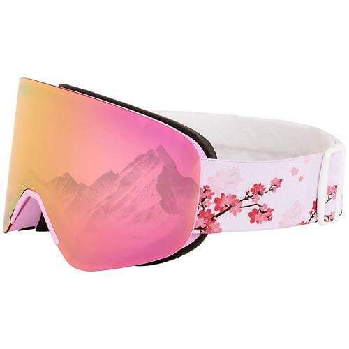 Лыжные очки со съемной магнитной линзой CarryOn BC-5813 Розовый/Розовый (31492738)
