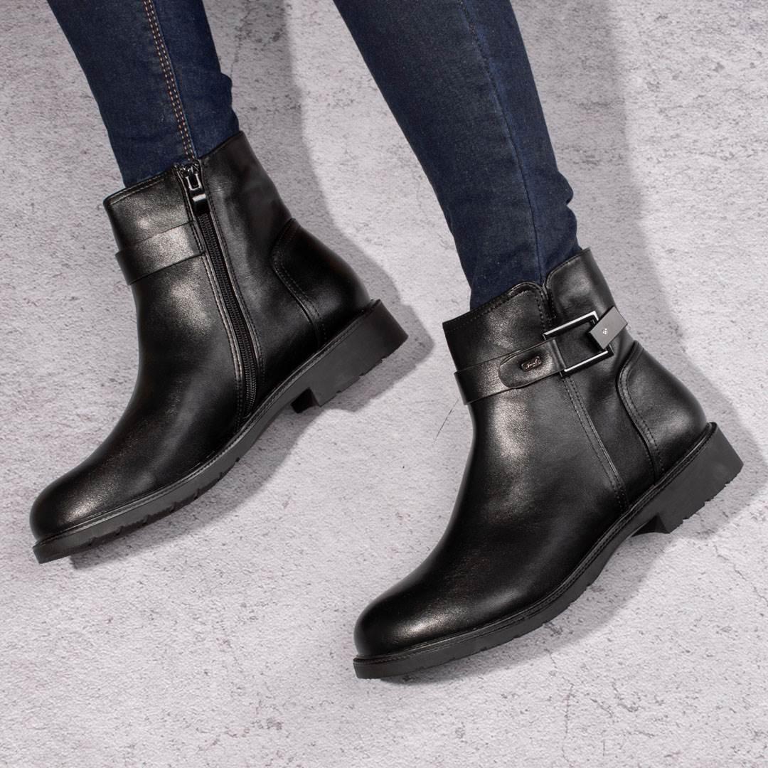 Ботинки женские с декоративным ремешком 327215 р. 41 25,5 см