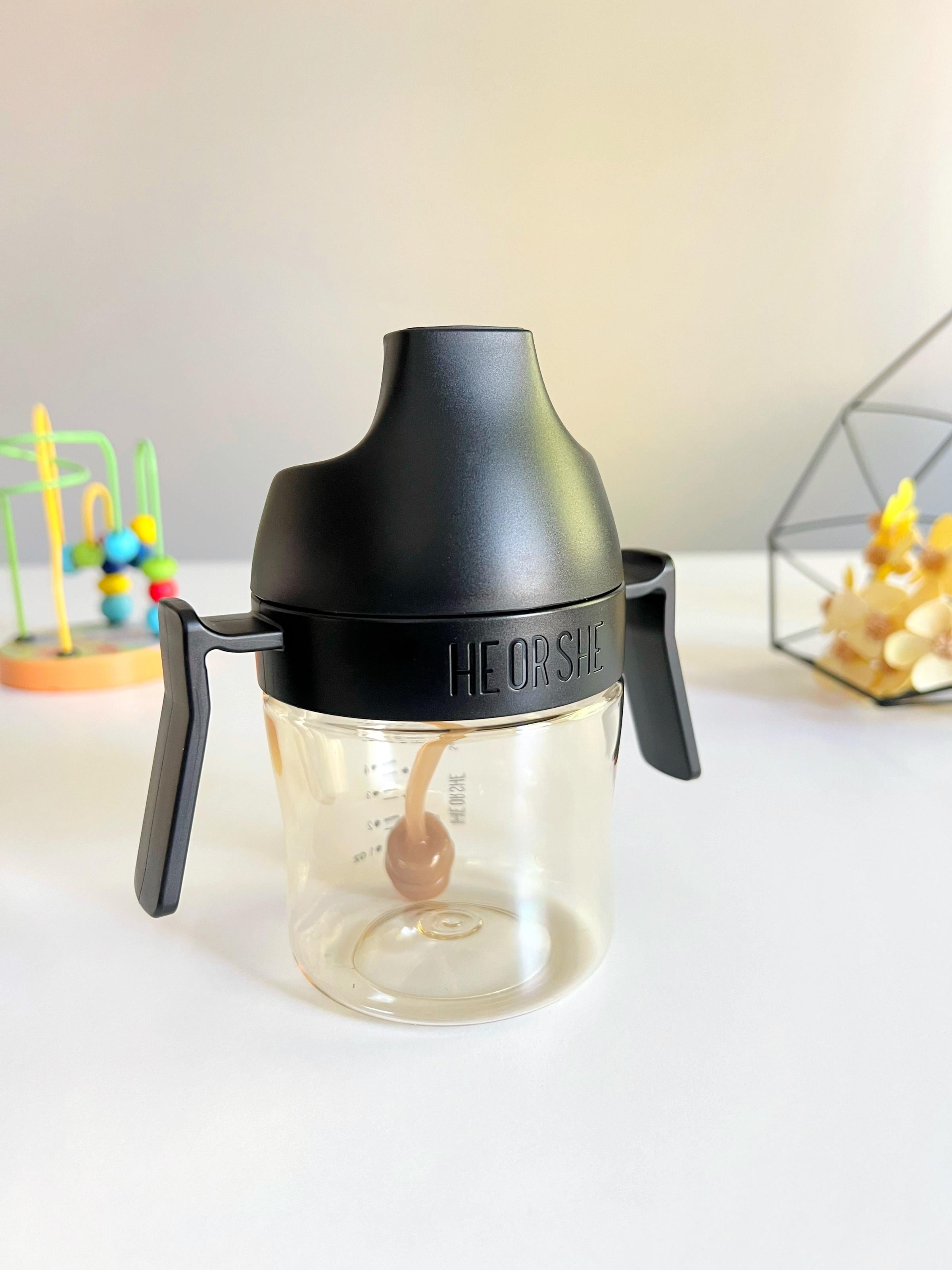 Поильник детский HEORSHE 6+ мес 210 мл Черный (28056555)
