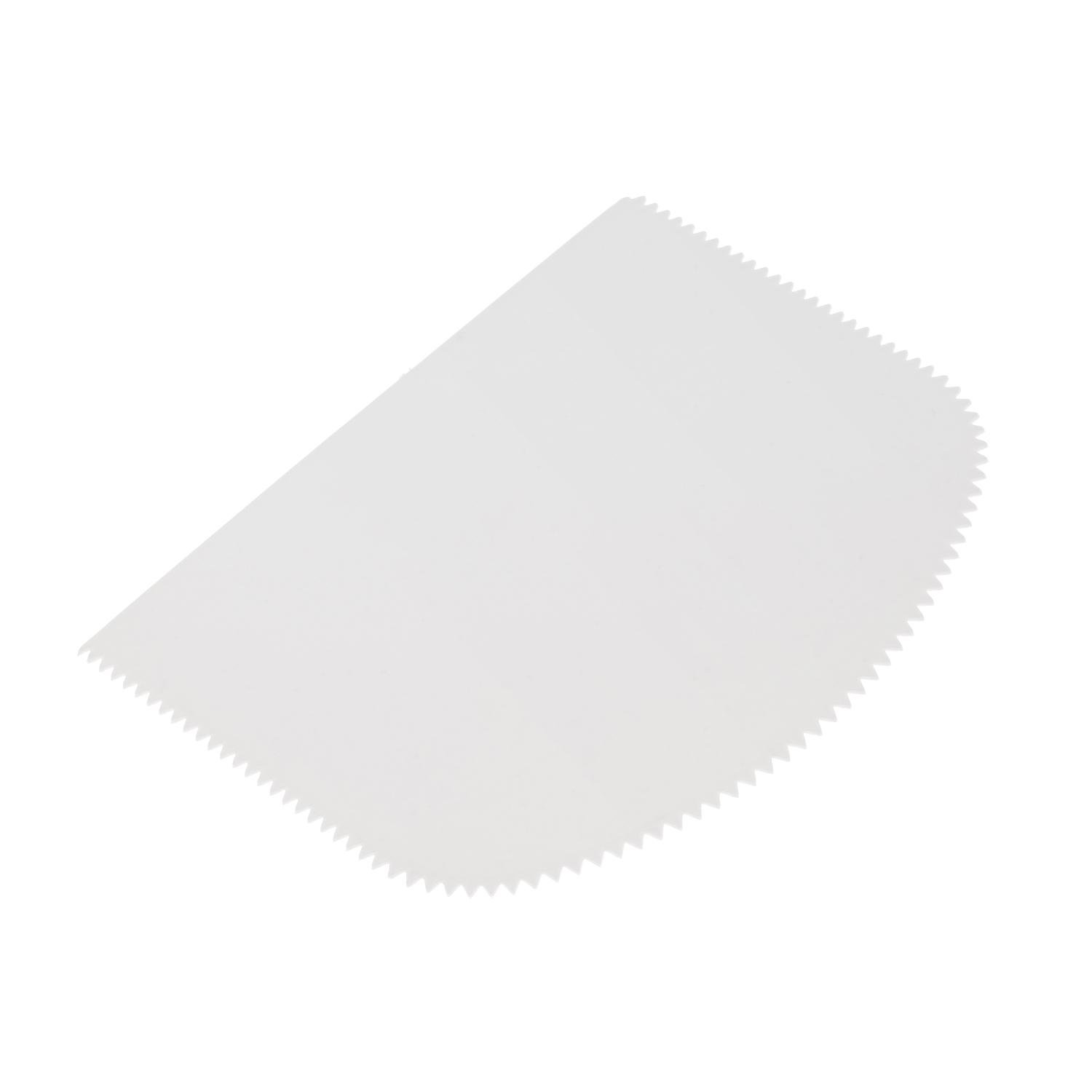 Шпатель кондитерский зубчатый для торта/крема и глазури 13х10 см