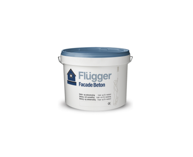 Краска латексная акриловая Flugger Facade Beton Base 4 прозрачная под тонировку 10 л (2304066969)