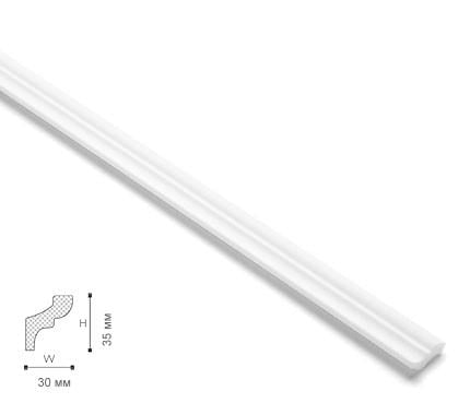 Плінтус стельовий гладкий NMC MF 2000х30х35 мм (44461) - фото 6