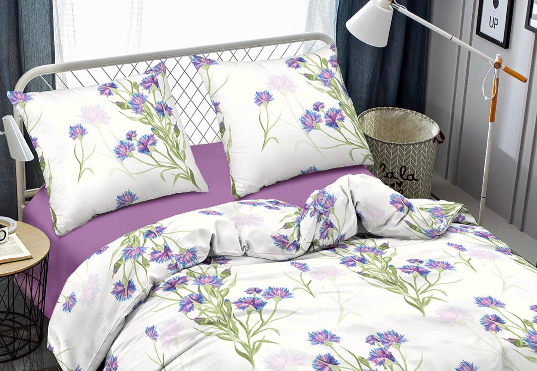 Комплект постельного белья Zastelli J3754-10/Amethyst Orchid жатка евро 200х220 см Разноцветный