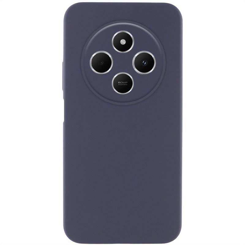 Противоударный чехол Silicone Cover Lakshmi Full Camera (AAA) для Xiaomi Redmi 14C / Poco C75 Серый / Dark Gray