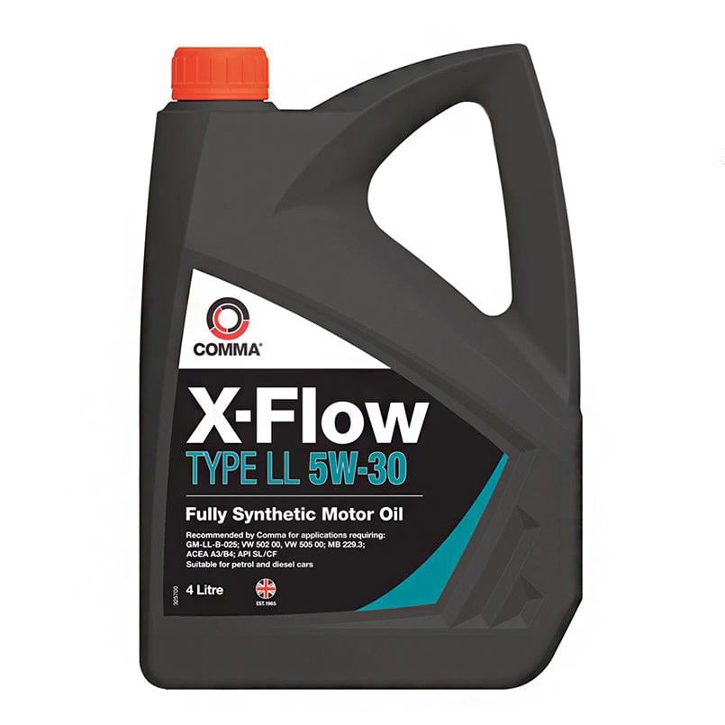 Моторне масло COMMA X-FLOW TYPE LL 5W-30 4 л (XFLL4L)