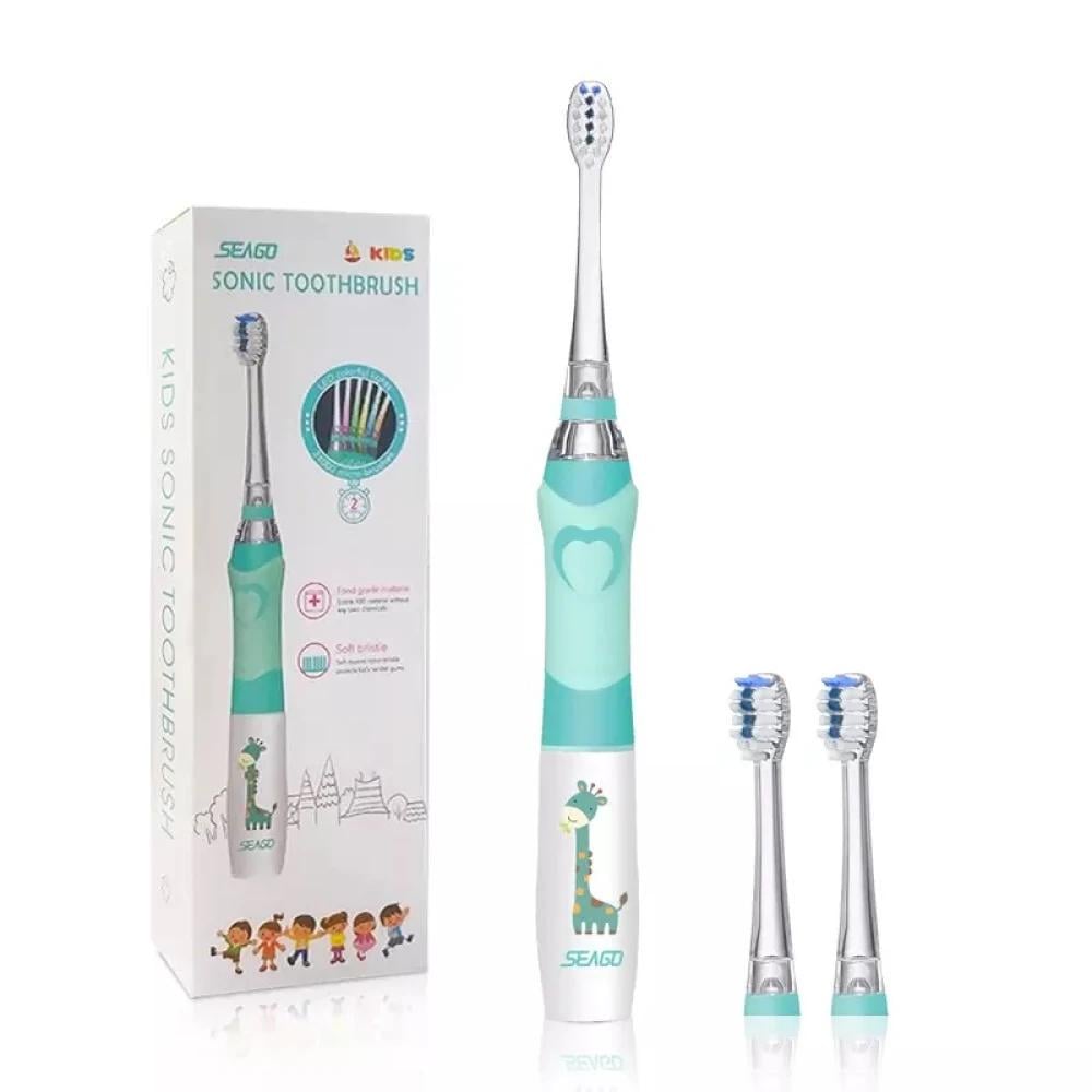 Електрична зубна щітка дитяча звукова Seago SG977 Sonic М'ятний (64854541)