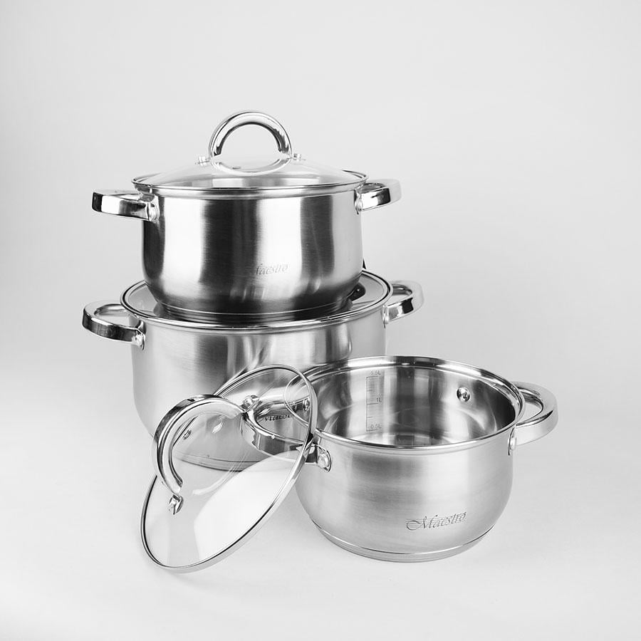 Набор кастрюль Maestro MR 2220-6L 6 пр. (16464)