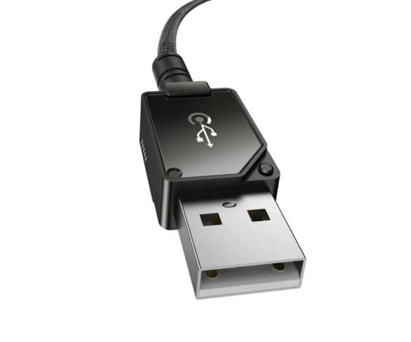 Кабель Data BASEUS Unbreakable Series Fast Charging USB-Lightning 2,4A 2 м Cluster Black (06P10355802111-01) - фото 7