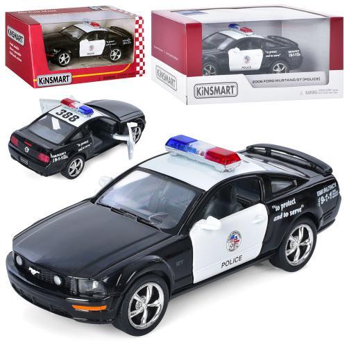 Машинка інерційна металева Kinsmart KT 5091 WP Ford Mustang GT 2006 - фото 2 Машинка інерційна металева Kinsmart KT 5091 WP Ford Mustang GT 2006 - фото 2