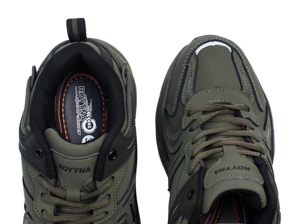 Кроссовки Royyna 7243034 р. 41 Оливковый (22877) - фото 4 Кроссовки Royyna 7243034 р. 41 Оливковый (22877) - фото 4