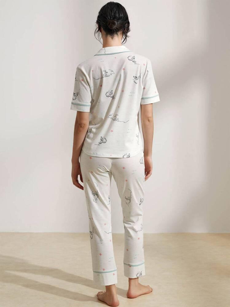 Піжама Hays 36236-TKM24B-001-113B жіноча M Кремовий - фото 3 Піжама Hays 36236-TKM24B-001-113B жіноча M Кремовий - фото 3