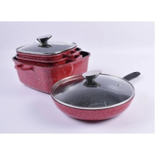 Набор посуды Benson 8 пр. (BN-390) - фото 3 Набор посуды Benson 8 пр. (BN-390) - фото 3