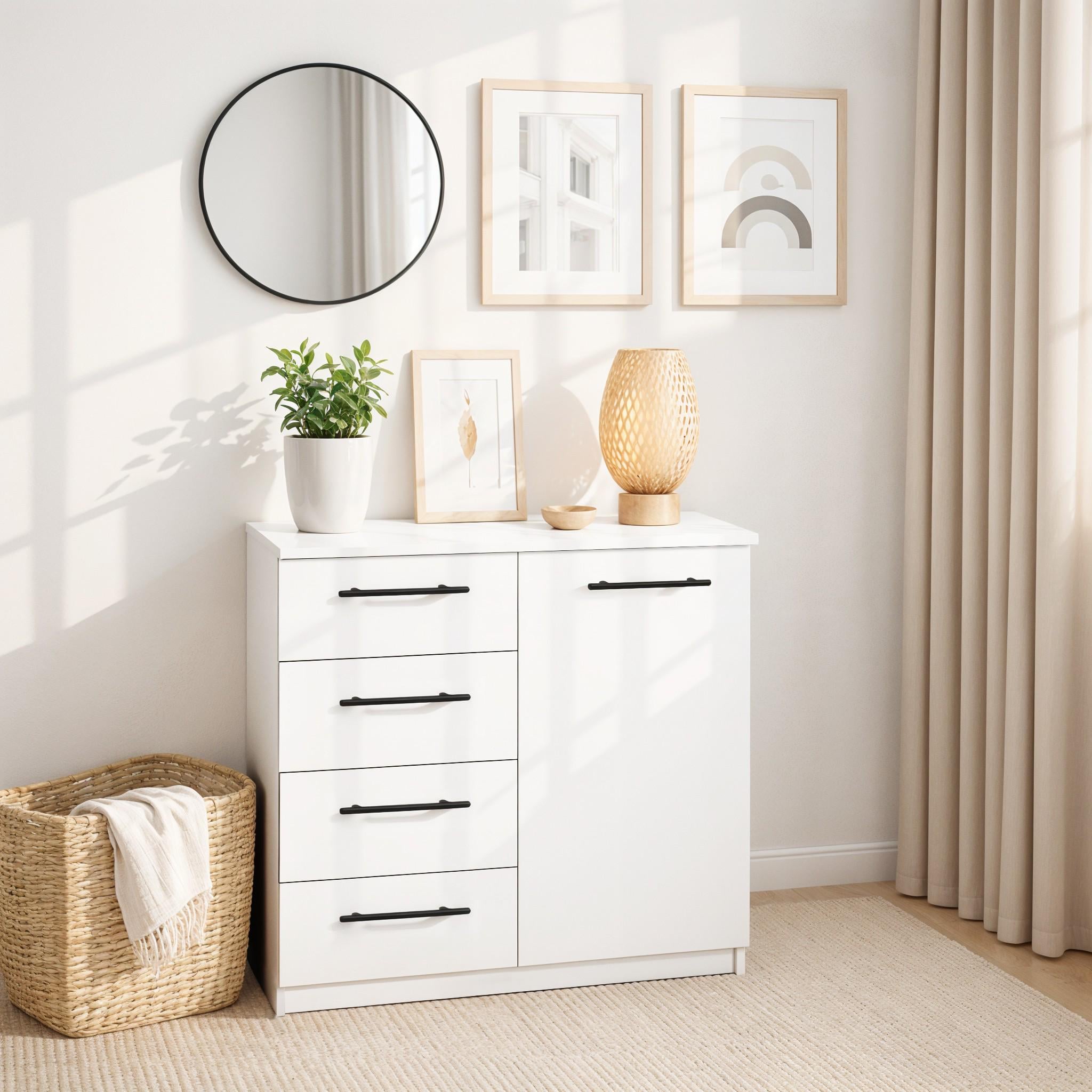 Комод Standart 4+1 800х350х792 мм Білий