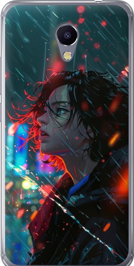 Чехол на Meizu M5 Note Ночные огни (6096u-447-42517)