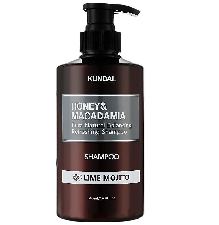Шампунь восстанавливающий Kundal Honey & Macadamia Nature Shampoo Lime Mojito 500 мл (88095693257805)