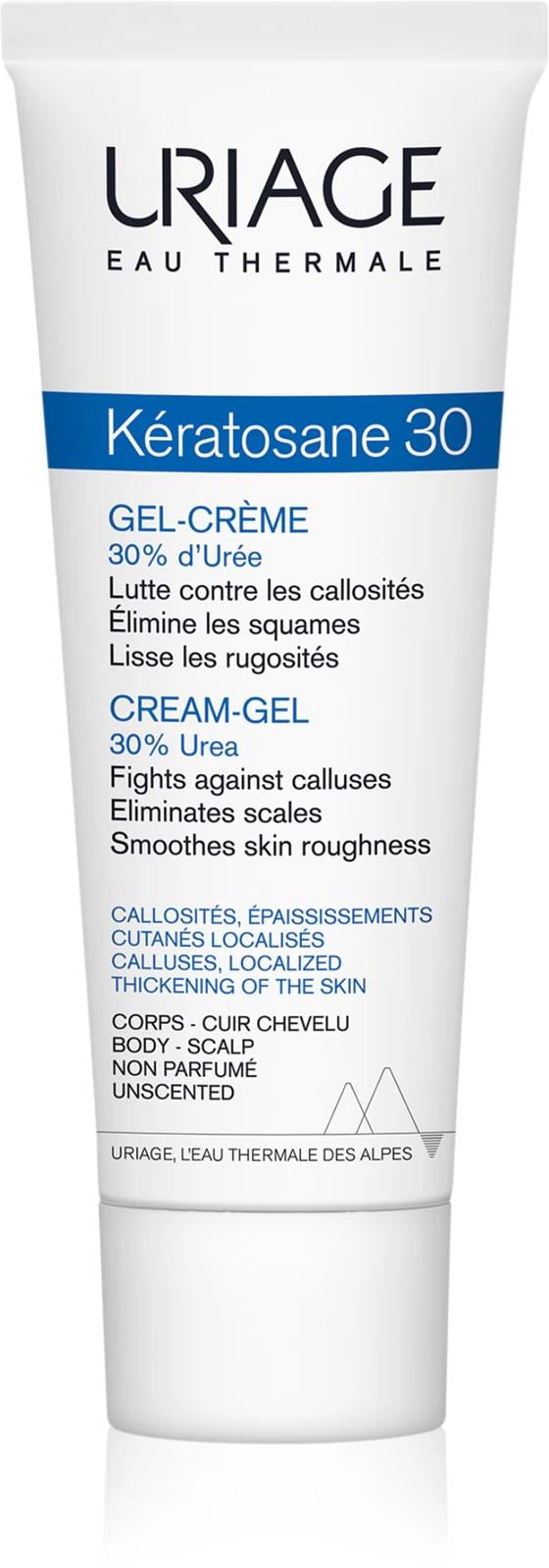 Гель-крем с мочевиной 30% Uriage Keratosane 30 Gel-Cream 75 мл