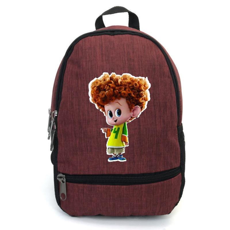 Школьный рюкзак подростковый Cappucino Toys MSR 003 с принтом Монстры на каникулах 12,5 л Бордовый (1658851603)