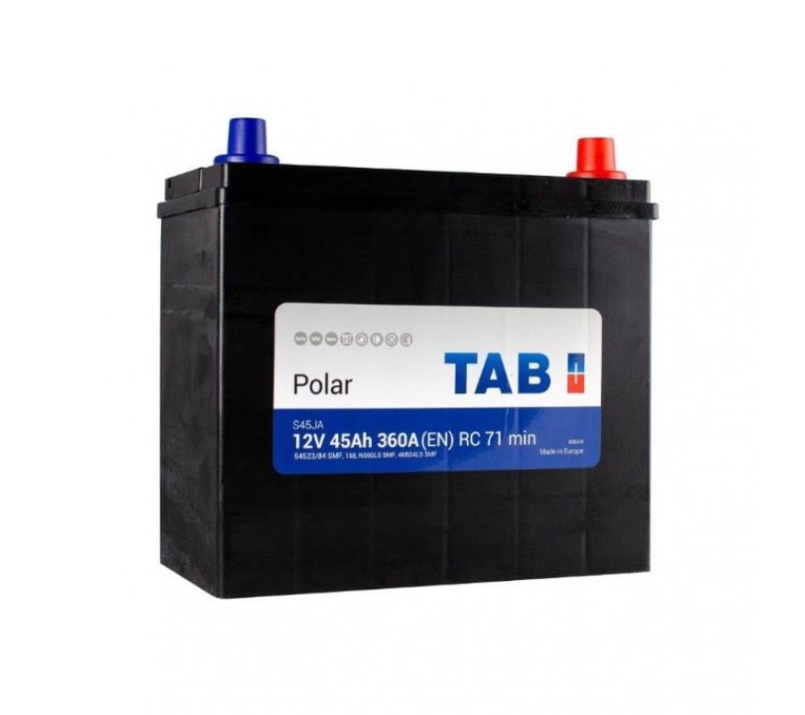 Акумулятор автомобільний TAB Polar 45 Ah 360A 12V "+" праворуч (760625)