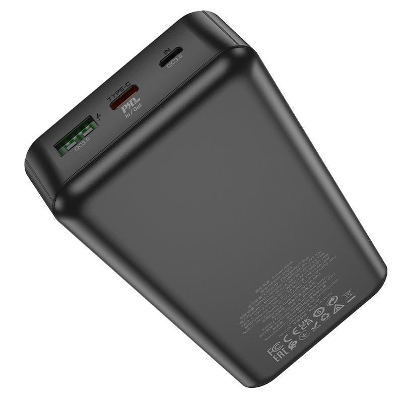 Повербанк Hoco 20000 mAh Micro-USB/Type-C USB с LED индикатором Черный (d8c93aff)