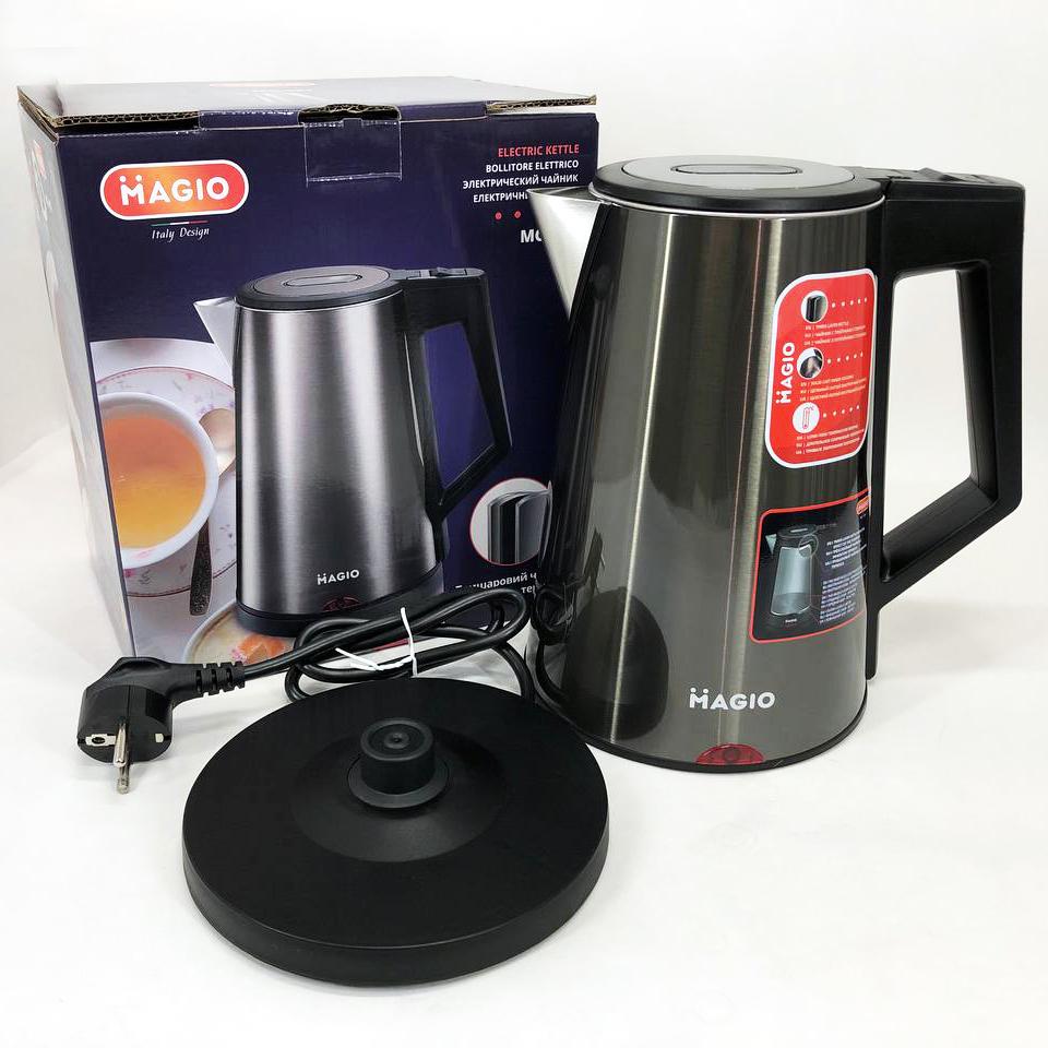 Електрочайник MAGIO MG-987 1,7 л Чорний (291257) - фото 10 Електрочайник MAGIO MG-987 1,7 л Чорний (291257) - фото 10