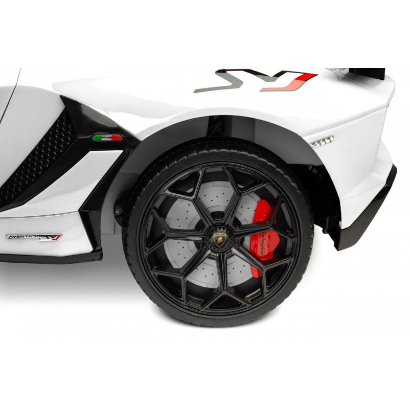 Электромобиль детский Caretero Lamborghini 2 мотора по 45 W с пультом ДУ White (392806) - фото 7