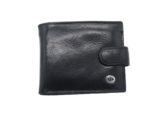 Портмоне мужской ST Leather кожа Черный (STB104-Black)