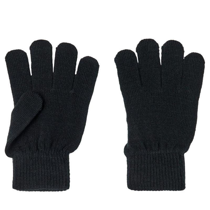 Перчатки детские демисезонные вязаные для мальчиков Name It One Size Черный (25091720A)