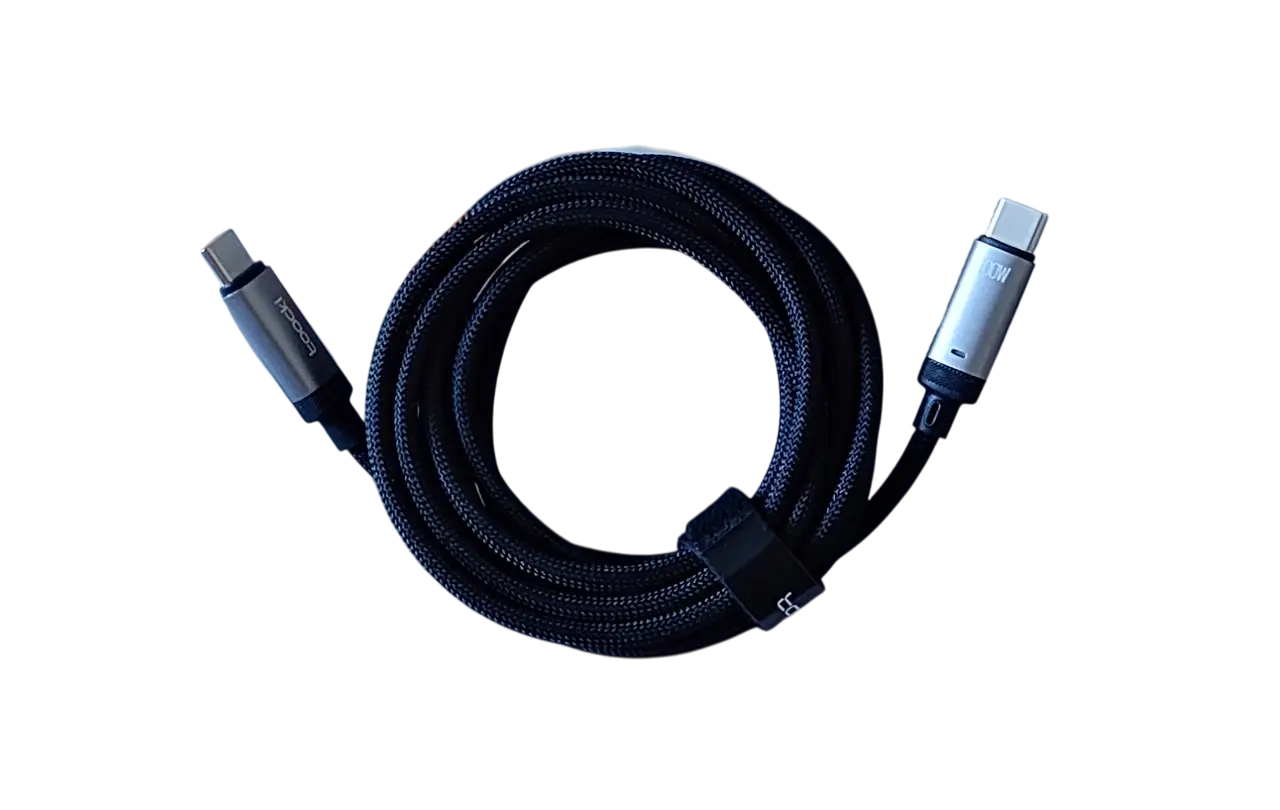 Кабель Toocki 724902096077 Type-C/Type-C 100W 2 м Black (25043142) Кабель Toocki 724902096077 Type-C/Type-C 100W 2 м Black (25043142)