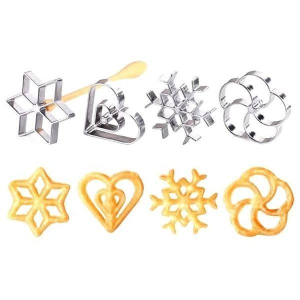 Набір формочок для вафельного печива Tescoma Delicia 4 шт. - фото 3