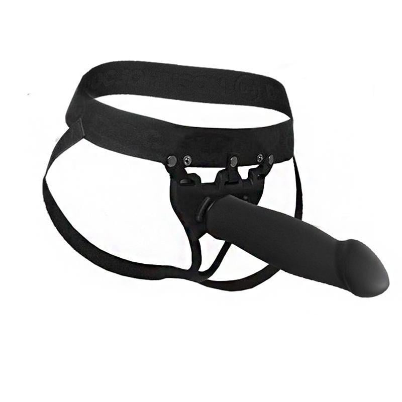 Страпон мужской с вибрацией Body Extensions Be Rique 20,3 см Черный (34199)