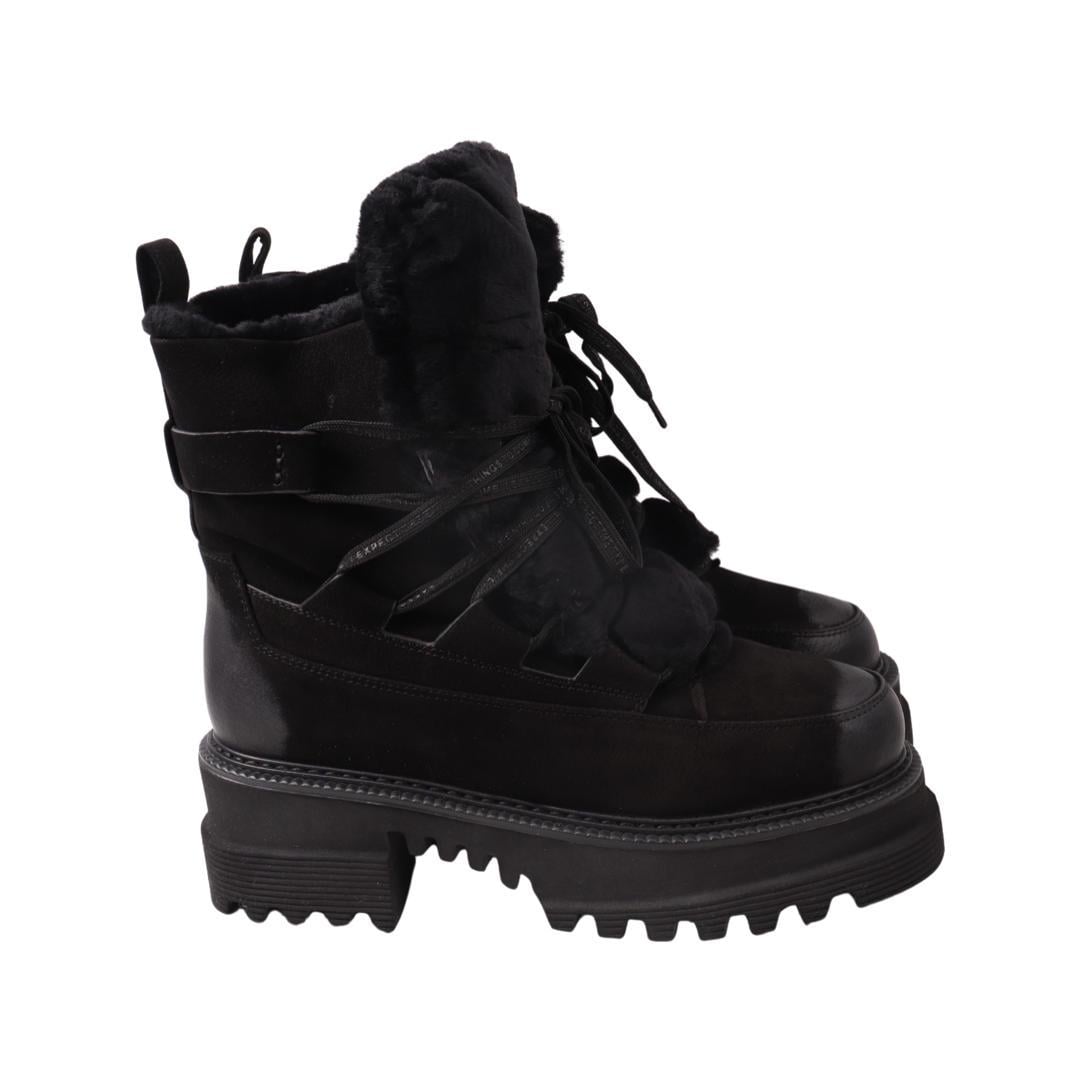 Ботинки женские Geronea из нубука р. 36 Черный (964-22ZHC) Ботинки женские Geronea из нубука р. 36 Черный (964-22ZHC)