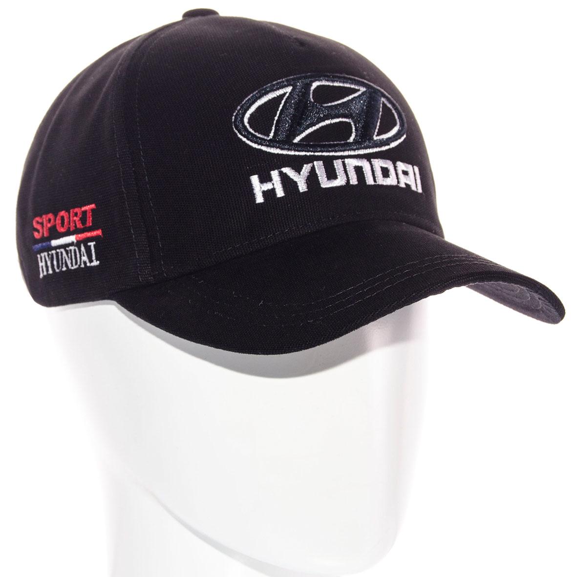 Бейсболка Hyundai BTH20673 з регулюванням із щільного котону L/р. 57-58 Чорний - фото 1 Бейсболка Hyundai BTH20673 з регулюванням із щільного котону L/р. 57-58 Чорний - фото 1