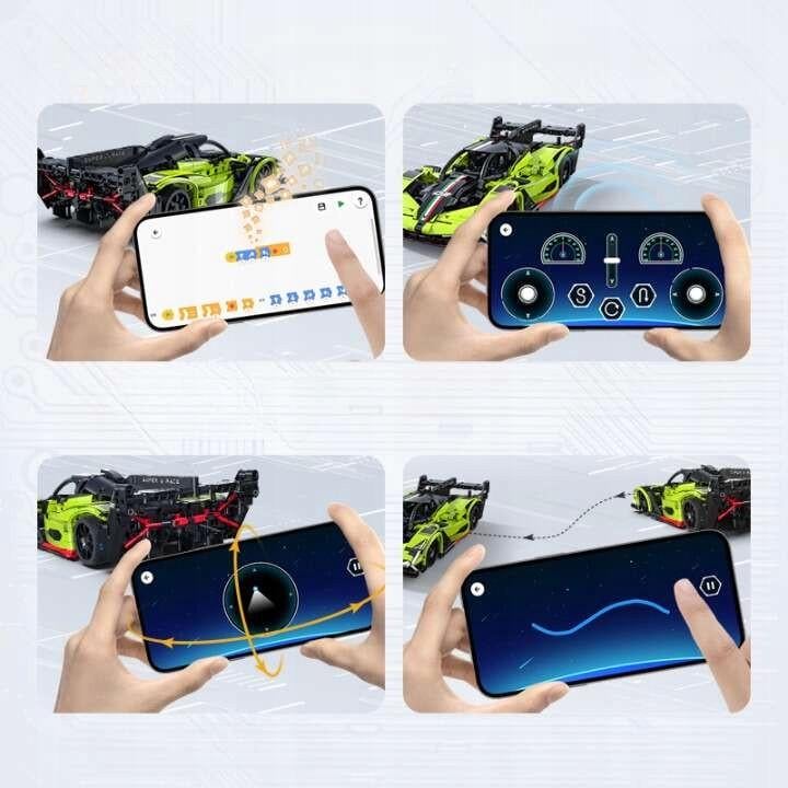 Конструктор детский CaDa Emerald Deity Машина на радиоуправлении для мальчика 388 дет. (22774741) - фото 5 Конструктор детский CaDa Emerald Deity Машина на радиоуправлении для мальчика 388 дет. (22774741) - фото 5