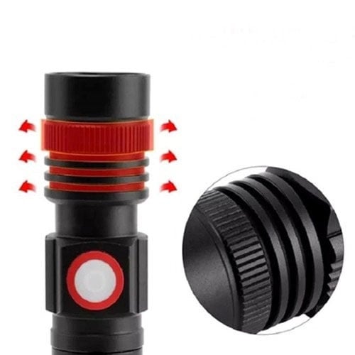 Фонарь ручной Bailong BL-502 T6+COB светодиодный (tf5007) - фото 4 Фонарь ручной Bailong BL-502 T6+COB светодиодный (tf5007) - фото 4