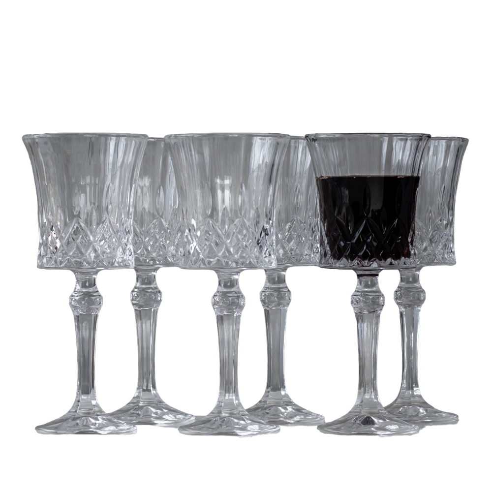 Набір келихів Elisey 9108-007 Кришталеві зорі скло 250 мл 8,8х20,5 см 6 шт. (118-81-9108-007) - фото 1 Набір келихів Elisey 9108-007 Кришталеві зорі скло 250 мл 8,8х20,5 см 6 шт. (118-81-9108-007) - фото 1