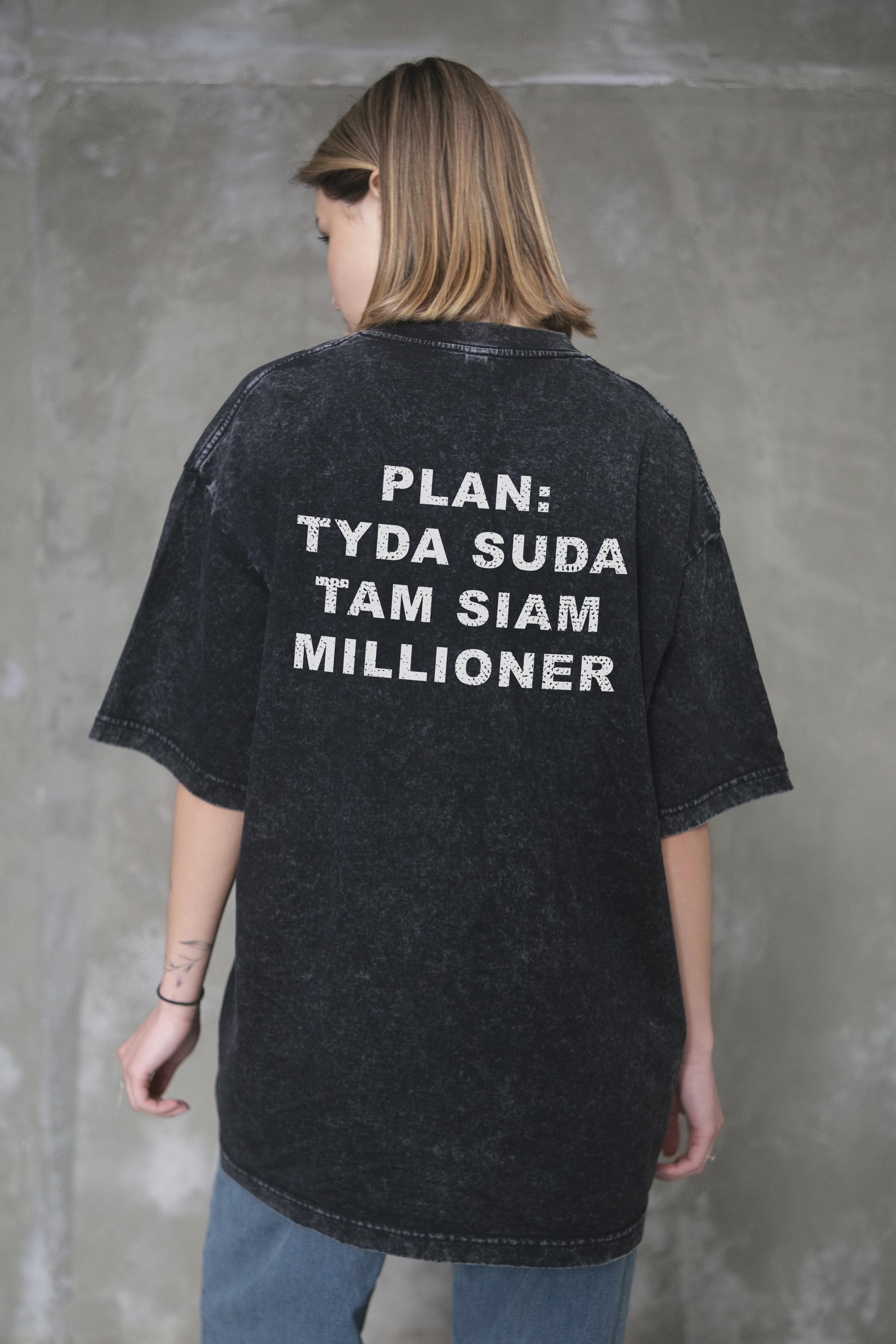 Футболка оверсайз Without Washed Plan L/XL Black (L/XL8056368 8056369) - фото 5 Футболка оверсайз Without Washed Plan L/XL Black (L/XL8056368 8056369) - фото 5
